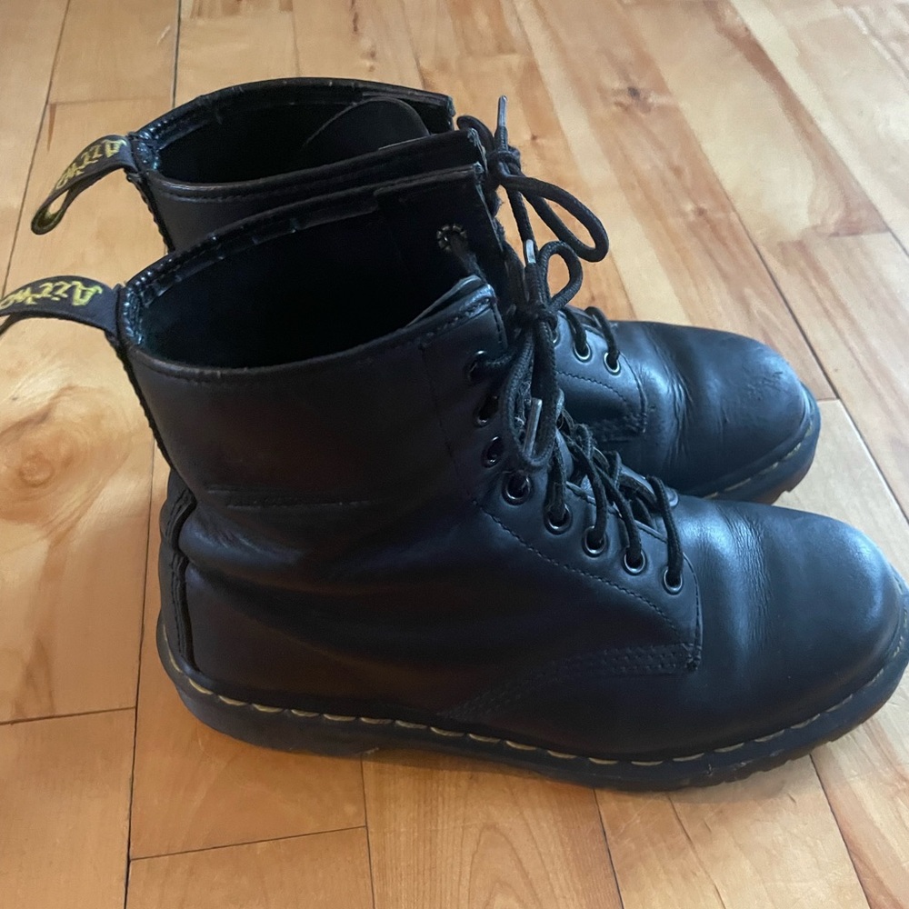 Dr.Martens Black Lace-Up Boots